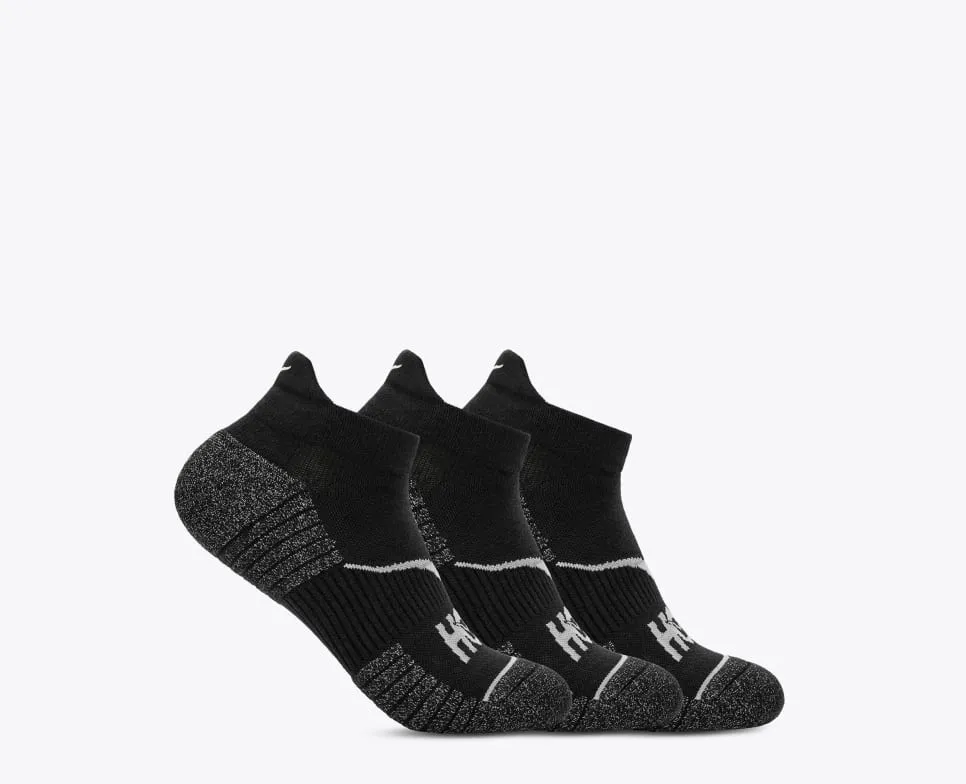 HOKA® No-Show Run Sock 3-Pack-black / black / black
