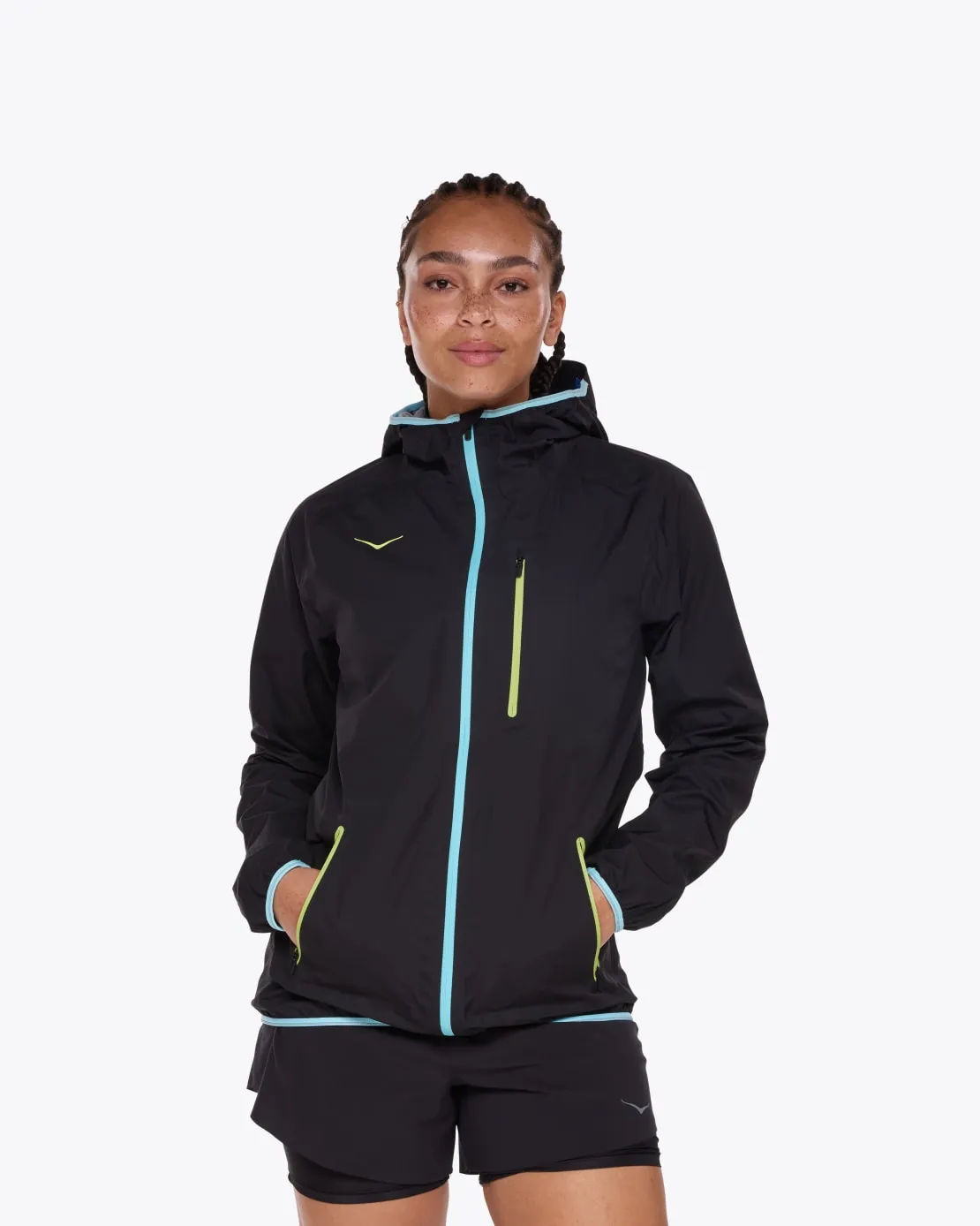 HOKA® Tecsky Waterproof Jacket-black