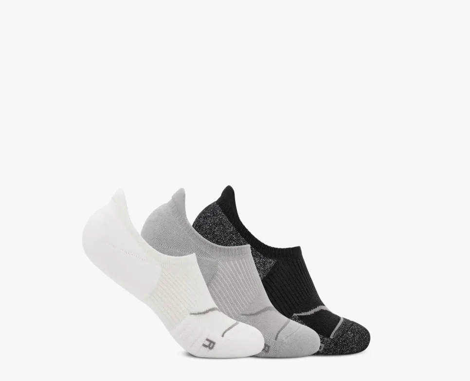 HOKA® Invisible Sock 3 Pk-wht / stellar grey / black